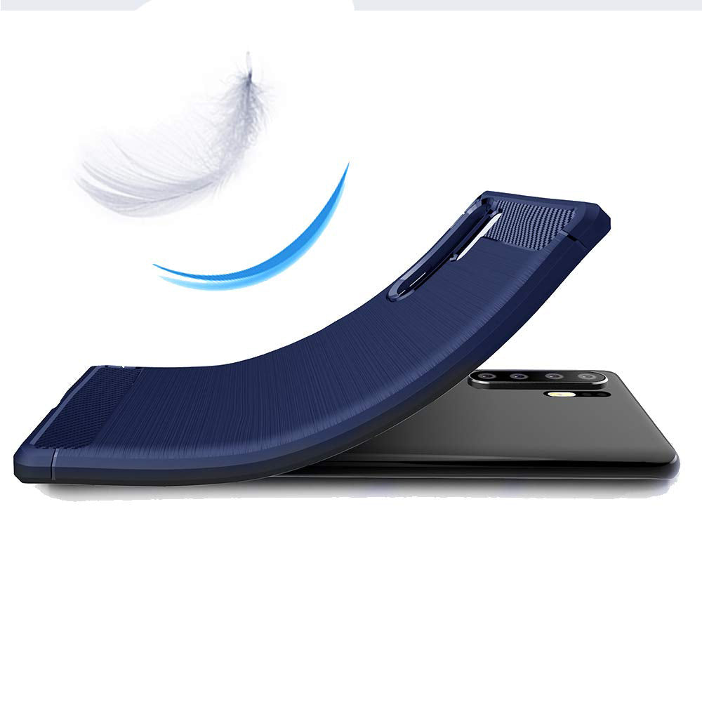 TPU Case für Huawei P30 PRO Carbon Skin Brushed Hülle
