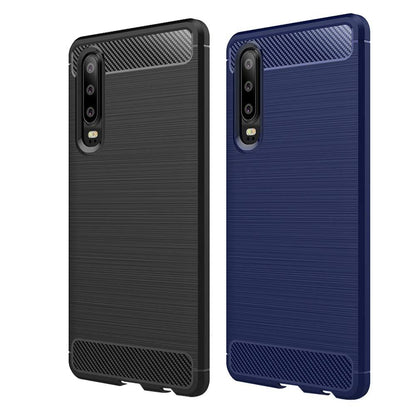 TPU Case für Huawei P30 Carbon Skin Brushed Hülle