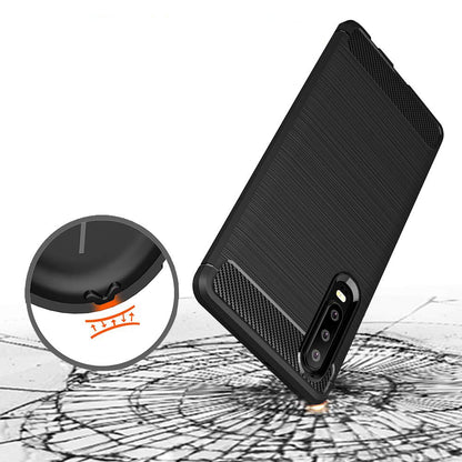 TPU Case für Huawei P30 Carbon Skin Brushed Hülle