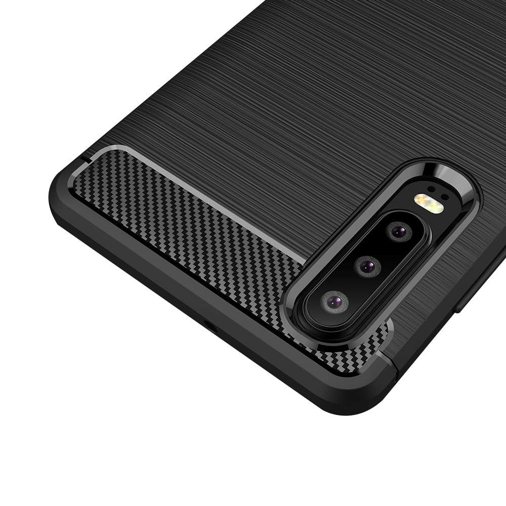 TPU Case für Huawei P30 Carbon Skin Brushed Hülle