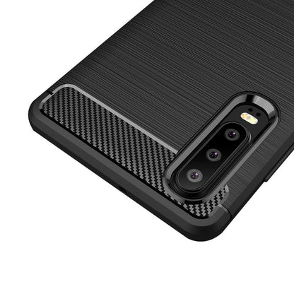 TPU Case für Huawei P30 Carbon Skin Brushed Hülle