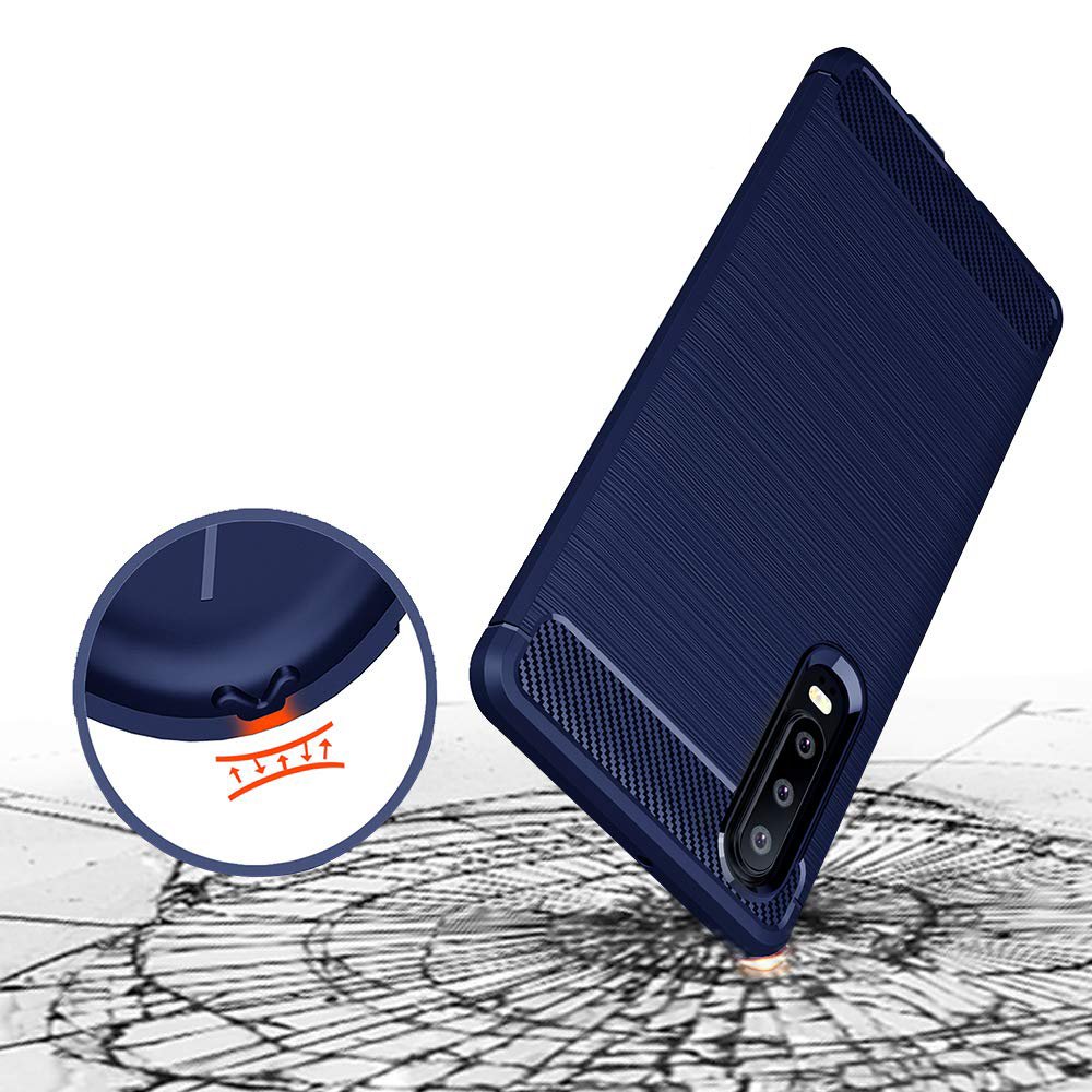 TPU Case für Huawei P30 Carbon Skin Brushed Hülle
