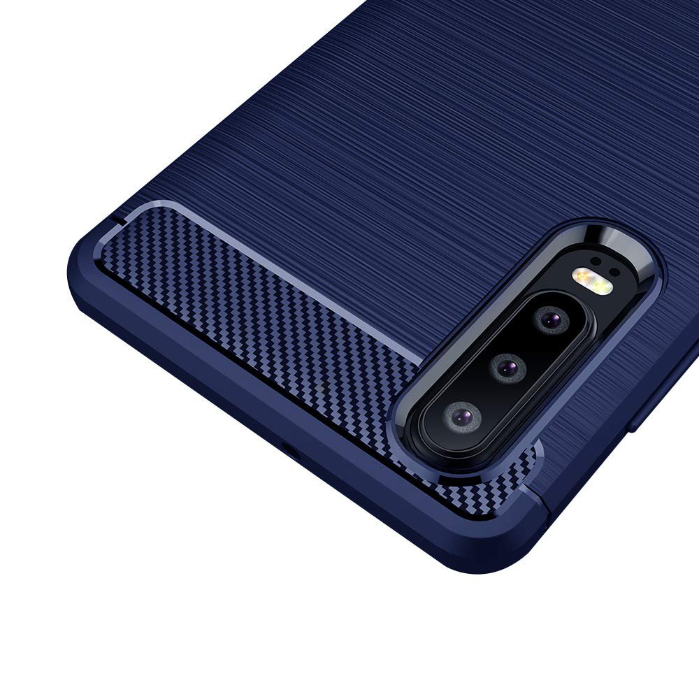 TPU Case für Huawei P30 Carbon Skin Brushed Hülle
