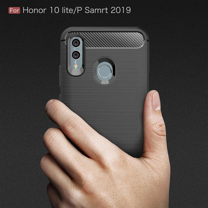 TPU Case für Huawei P SMART 2019 Carbon Skin Brushed Hülle