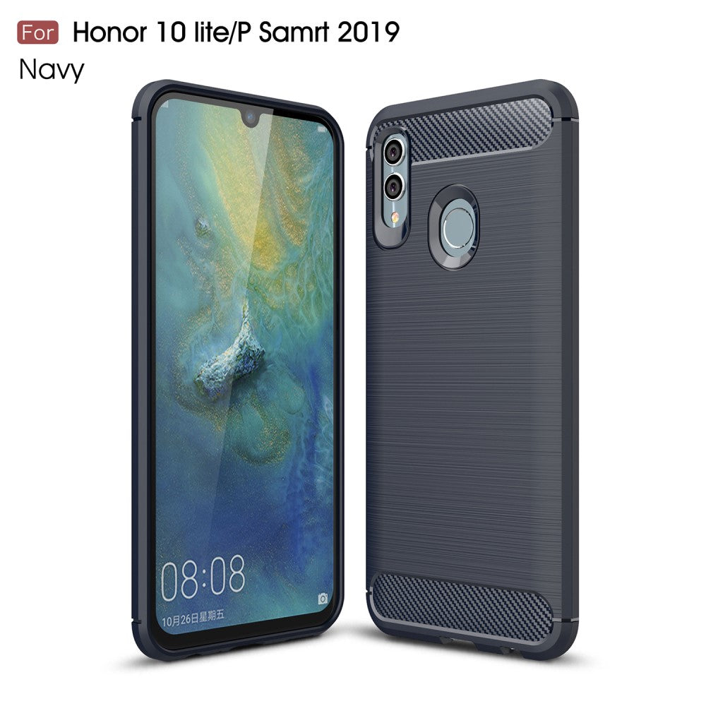 TPU Case für Huawei P SMART 2019 Carbon Skin Brushed Hülle
