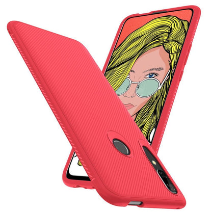 TPU Case für Huawei P SMART Z Jazz Series Twill Texture Streifen Muster Hülle