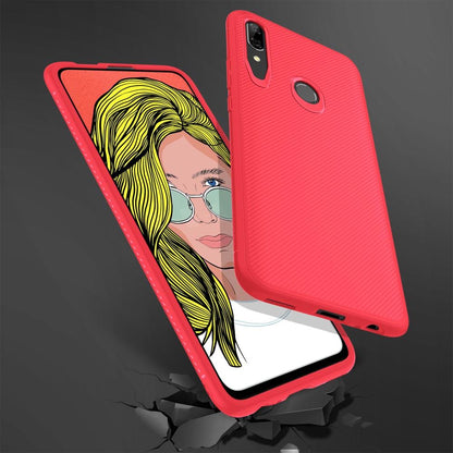 TPU Case für Huawei P SMART Z Jazz Series Twill Texture Streifen Muster Hülle