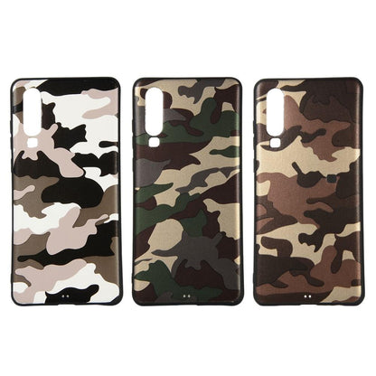 TPU Case für Huawei P30 Camouflage Muster Flexi Handyhülle