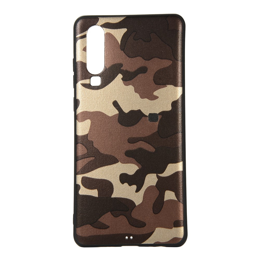 TPU Case für Huawei P30 Camouflage Muster Flexi Handyhülle