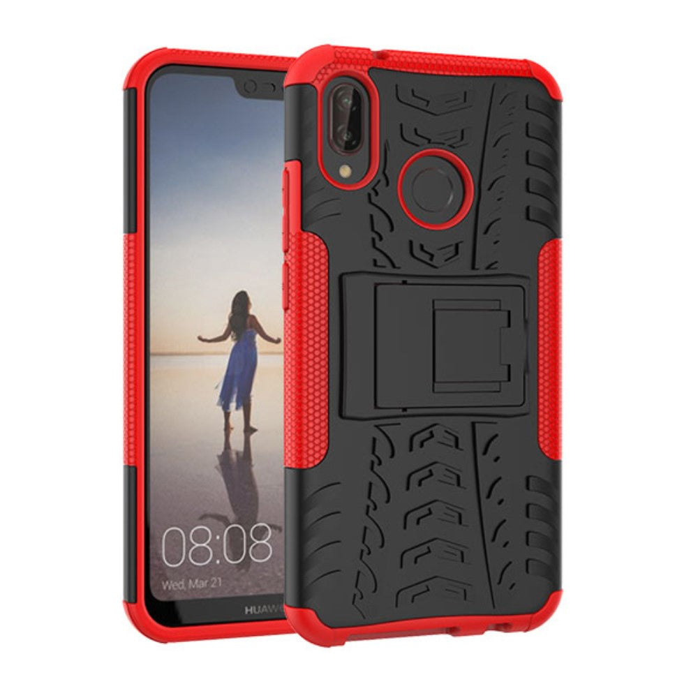 Outdoor Case für Huawei P20 LITE Tire Rutschfest Kickstand