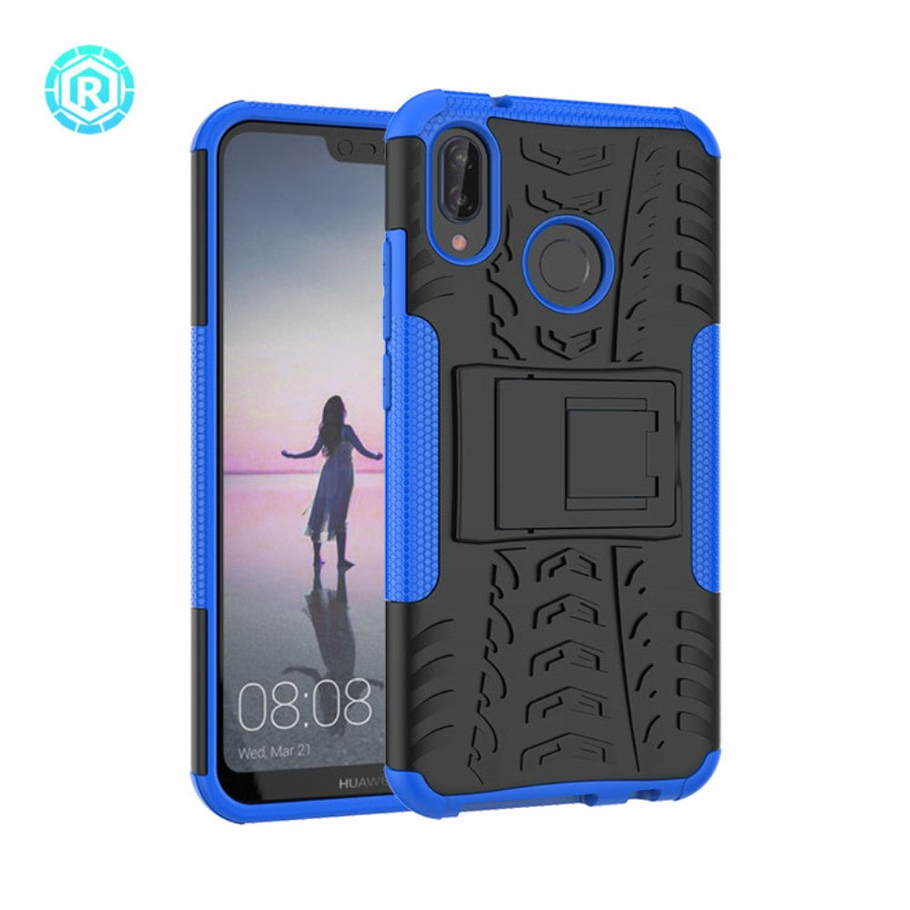 Outdoor Case für Huawei P20 LITE Tire Rutschfest Kickstand