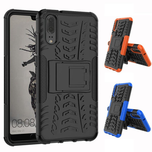 Outdoor Case für Huawei P20 Tire Rutschfest Kickstand