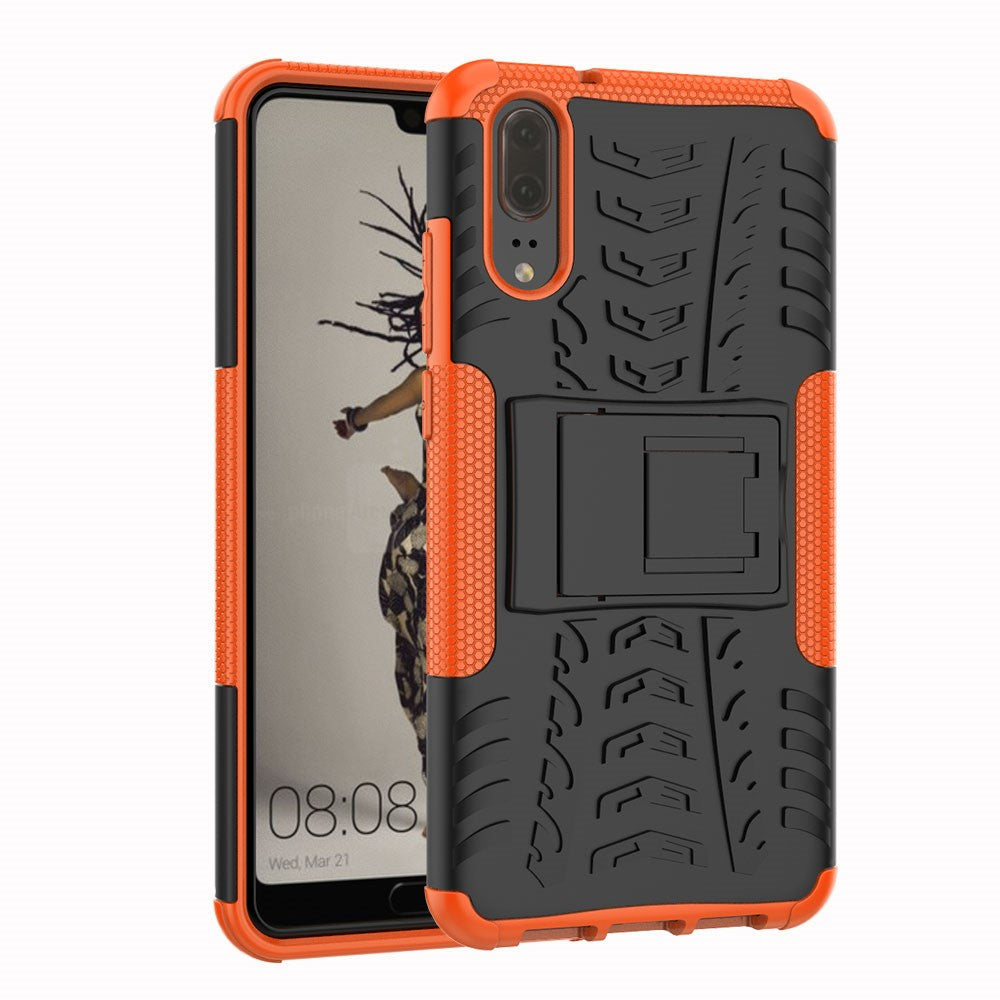 Outdoor Case für Huawei P20 Tire Rutschfest Kickstand
