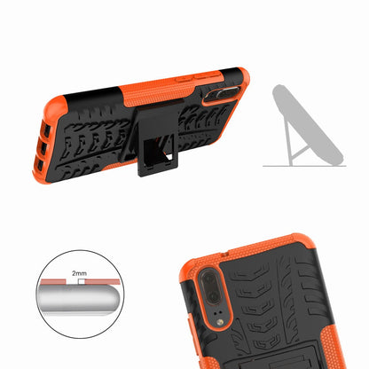 Outdoor Case für Huawei P20 Tire Rutschfest Kickstand