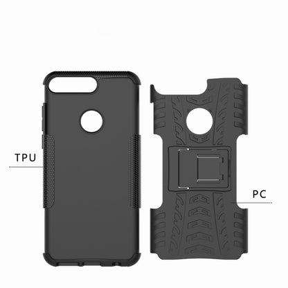 Outdoor Case für Huawei Y7 (2018)/ Honor 7C Tire Rutschfest Kickstand