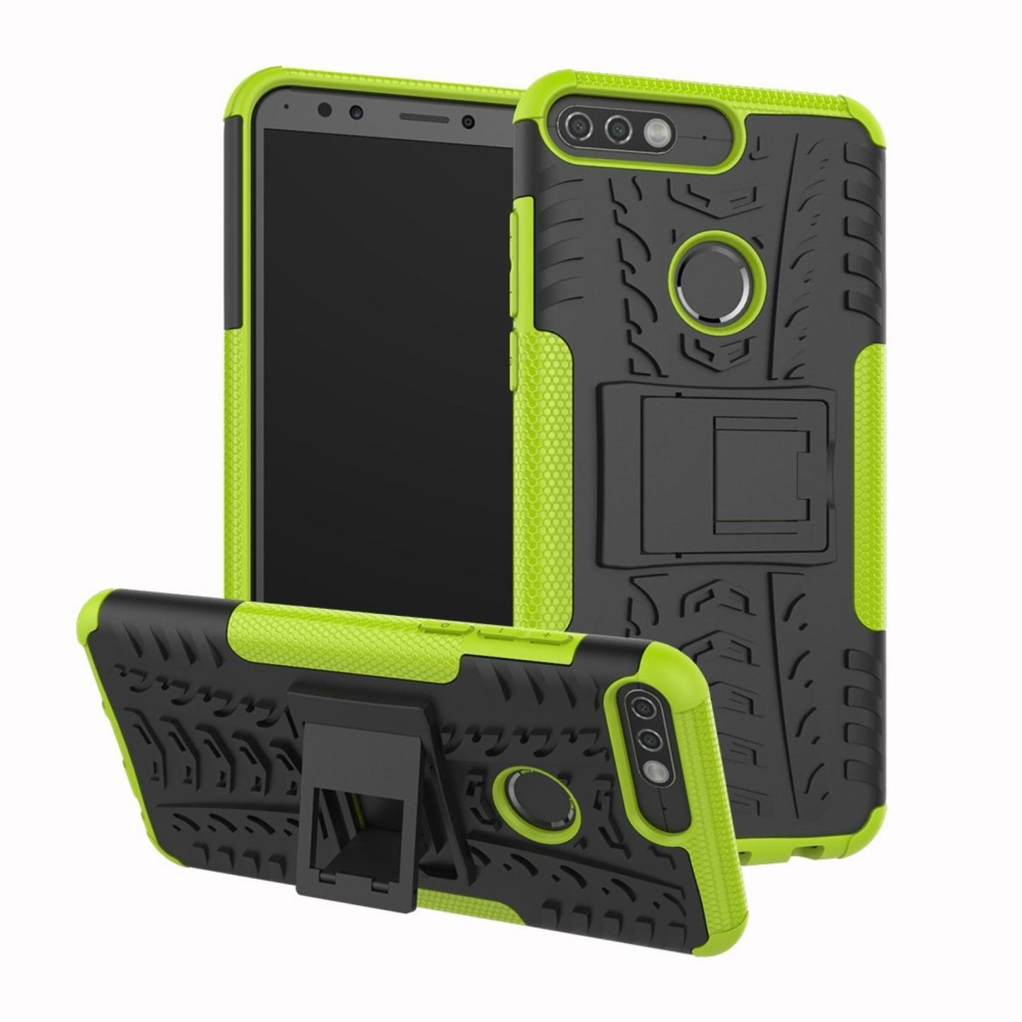 Outdoor Case für Huawei Y7 (2018)/ Honor 7C Tire Rutschfest Kickstand