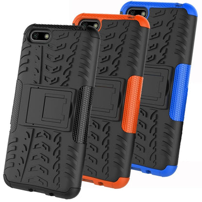 Outdoor Case für Huawei Y5 (2018) Tire Rutschfest Kickstand
