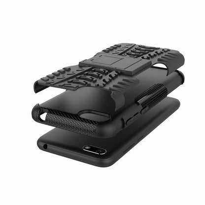 Outdoor Case für Huawei Y5 (2018) Tire Rutschfest Kickstand