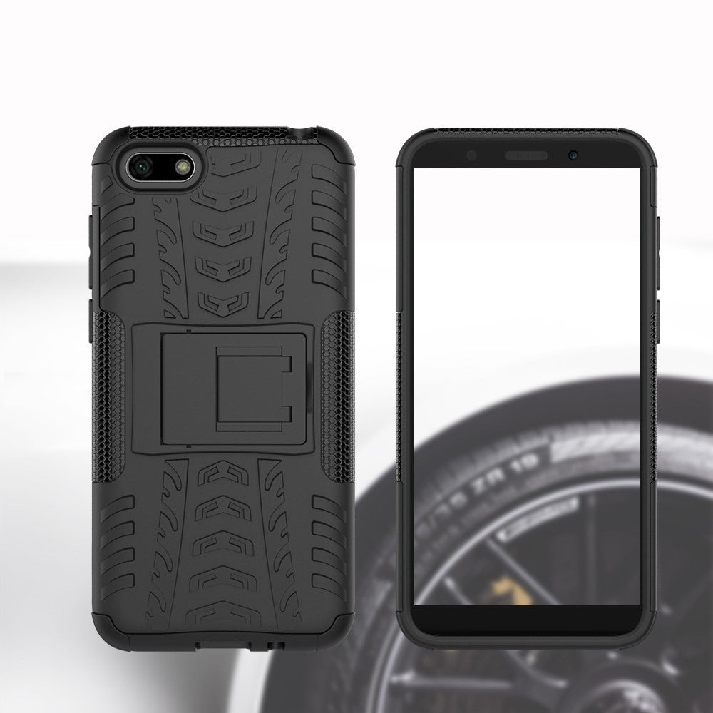 Outdoor Case für Huawei Y5 (2018) Tire Rutschfest Kickstand