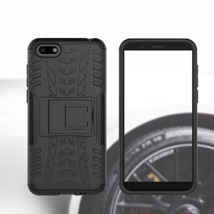 Outdoor Case für Huawei Y5 (2018) Tire Rutschfest Kickstand