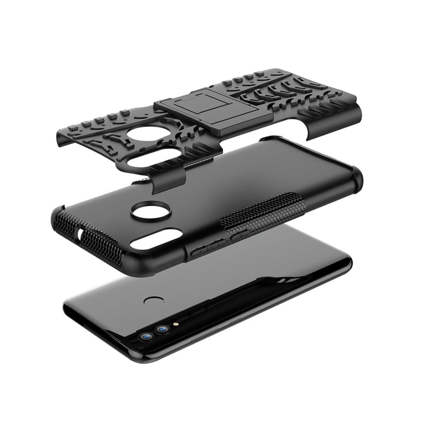 Outdoor Case für Huawei P SMART 2019 Tire Rutschfest Reifen Profil Hülle
