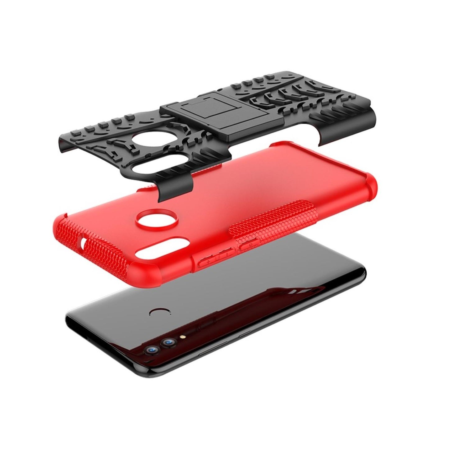 Outdoor Case für Huawei P SMART 2019 Tire Rutschfest Reifen Profil Hülle