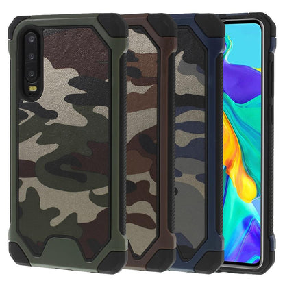 Outdoor Case für Huawei P30 TPU Hybrid Camouflage Schutzhülle