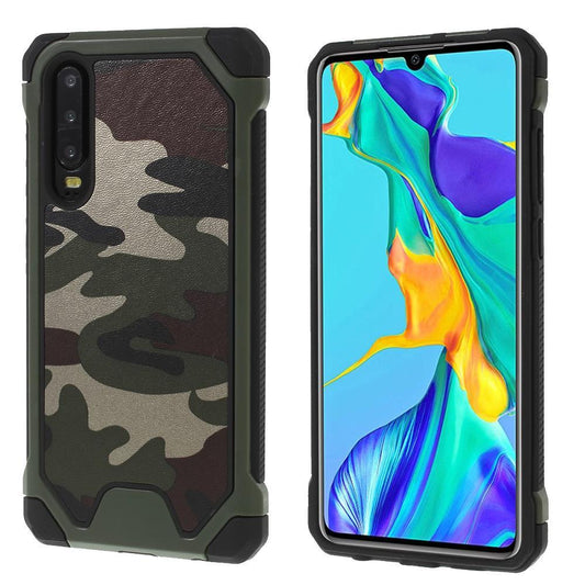 Outdoor Case für Huawei P30 TPU Hybrid Camouflage Schutzhülle