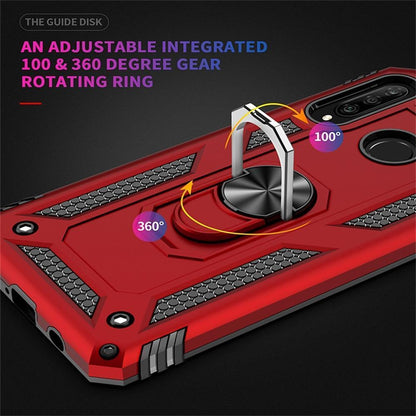 Outdoor Case für Huawei P30 LITE TPU PC Hybrid Sergeant Armor Metall Ring Hülle