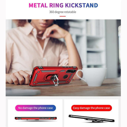 Outdoor Case für Huawei P30 LITE TPU PC Hybrid Sergeant Armor Metall Ring Hülle