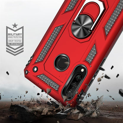 Outdoor Case für Huawei P30 LITE TPU PC Hybrid Sergeant Armor Metall Ring Hülle