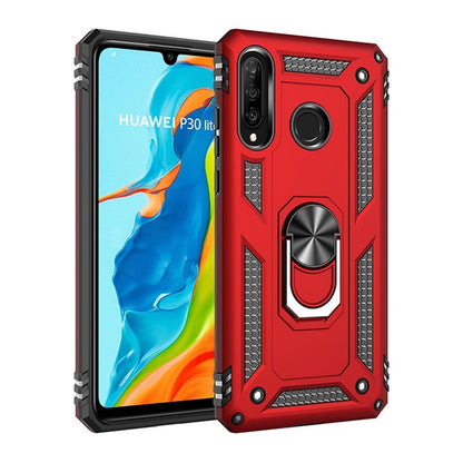 Outdoor Case für Huawei P30 LITE TPU PC Hybrid Sergeant Armor Metall Ring Hülle