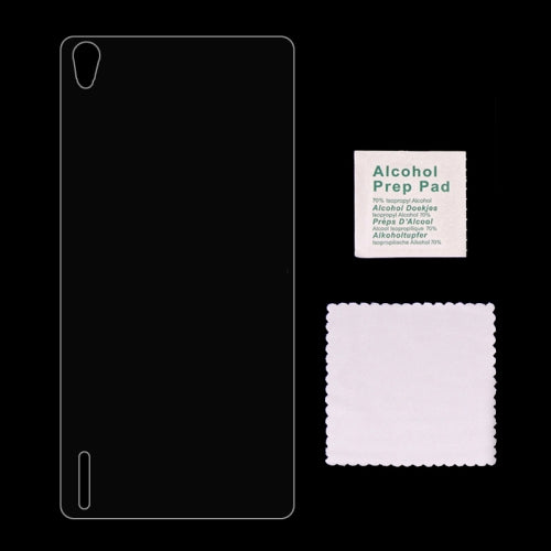 Huawei Ascend P7 Schutzglas Schutzfolie Rückseite Back Hinten Protect 0,26mm 9H