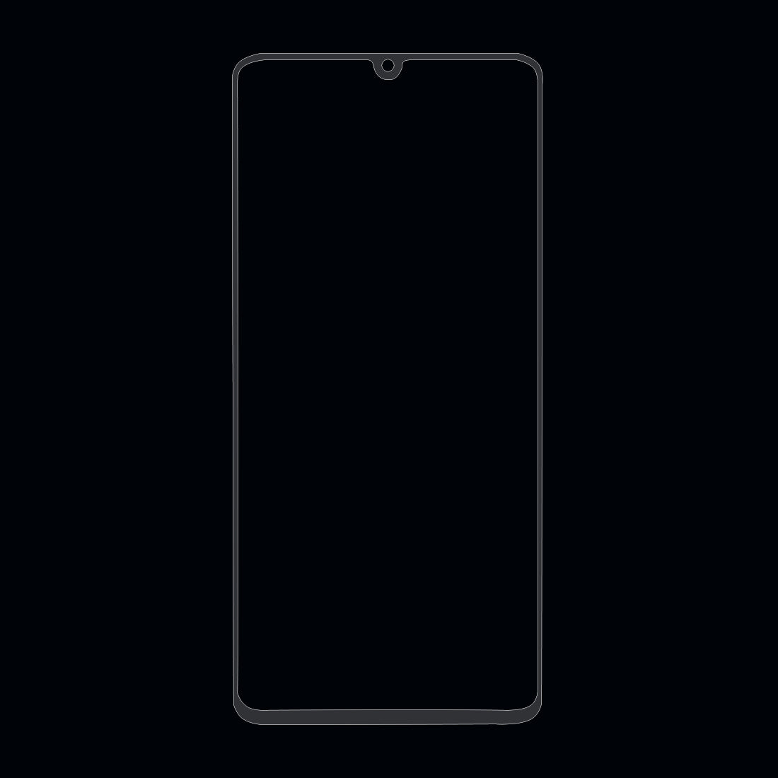 Schutzglas für HUAWEI P30 PRO Full Cover Curved Tempered Glass Schutzfolie Film