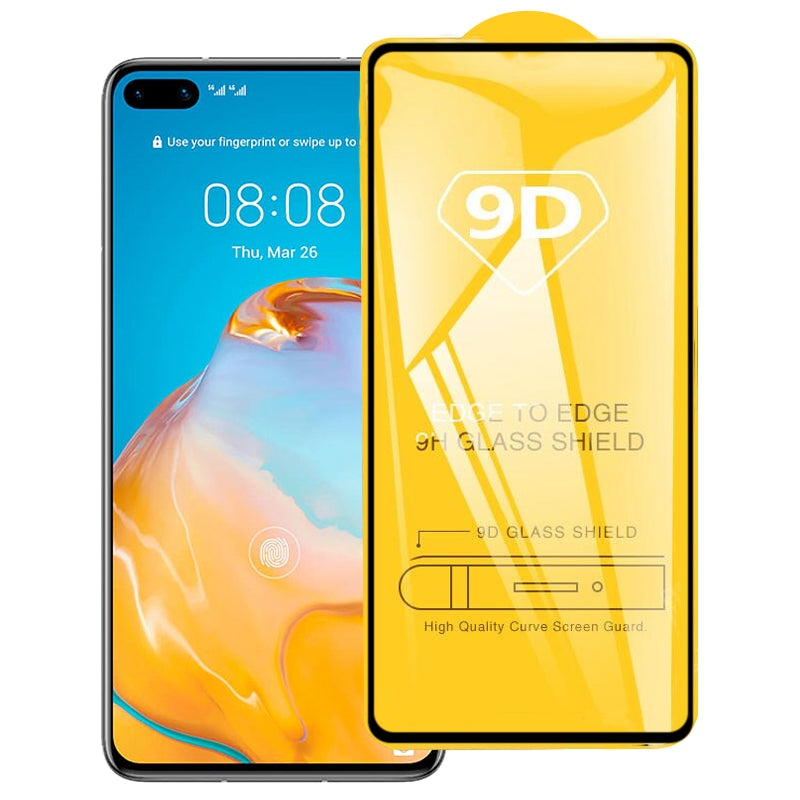 Schutzglas für HUAWEI P40 Full Cover Curved Tempered Glass Schutzfolie Film