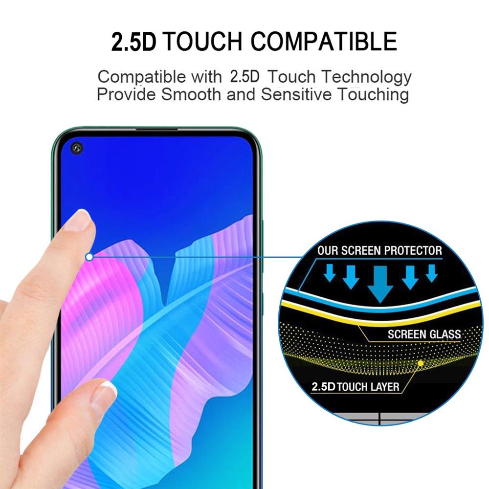Schutzglas für HUAWEI P40 LITE E Full Cover Curved Tempered Glass Schutzfolie