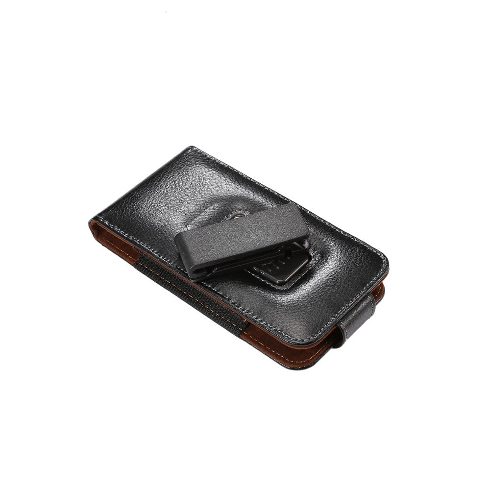 Universal Holster Gürtelclip Magnet Echt Leder für iPhone XS X Galaxy S9 S8 S7 S6 Edge J3