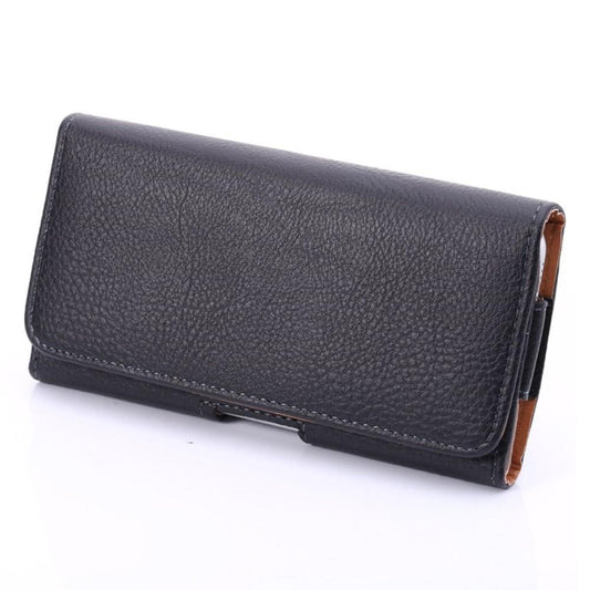 Smartphone Lychee Texture Magnet Holster Gürtelschnalle iPhone 6S 7 8 PLUS Note 8 XZ2 Premium HTC U Ultra