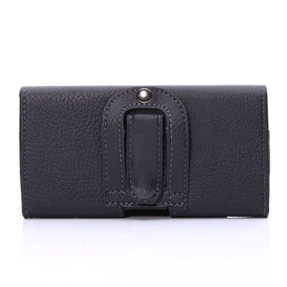 Smartphone Lychee Texture Magnet Holster Gürtelschnalle iPhone 6S 7 8 PLUS Note 8 XZ2 Premium HTC U Ultra