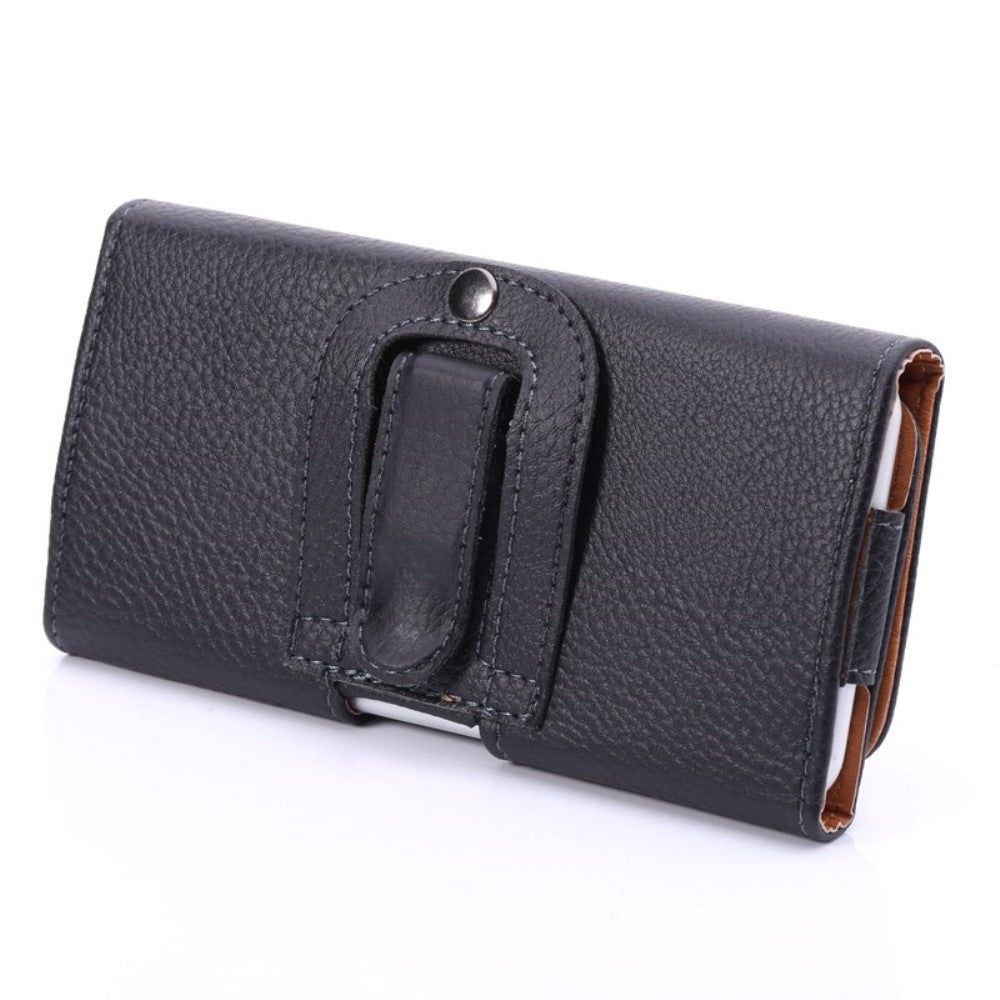 Smartphone Lychee Texture Magnet Holster Gürtelschnalle iPhone 6S 7 8 PLUS Note 8 XZ2 Premium HTC U Ultra
