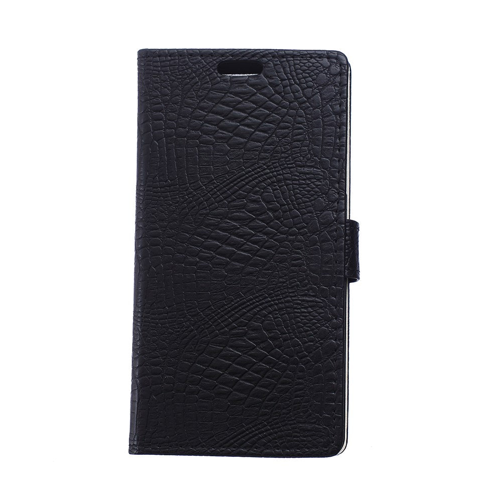 Wallet Case für Wiko Ridge Fab 4G 5.5" Crocodile Skin Muster Book Etui