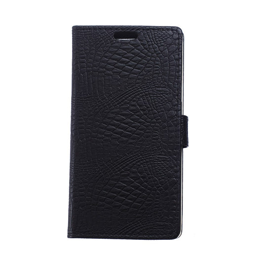 Wallet Case für Wiko Ridge Fab 4G 5.5" Crocodile Skin Muster Book Etui