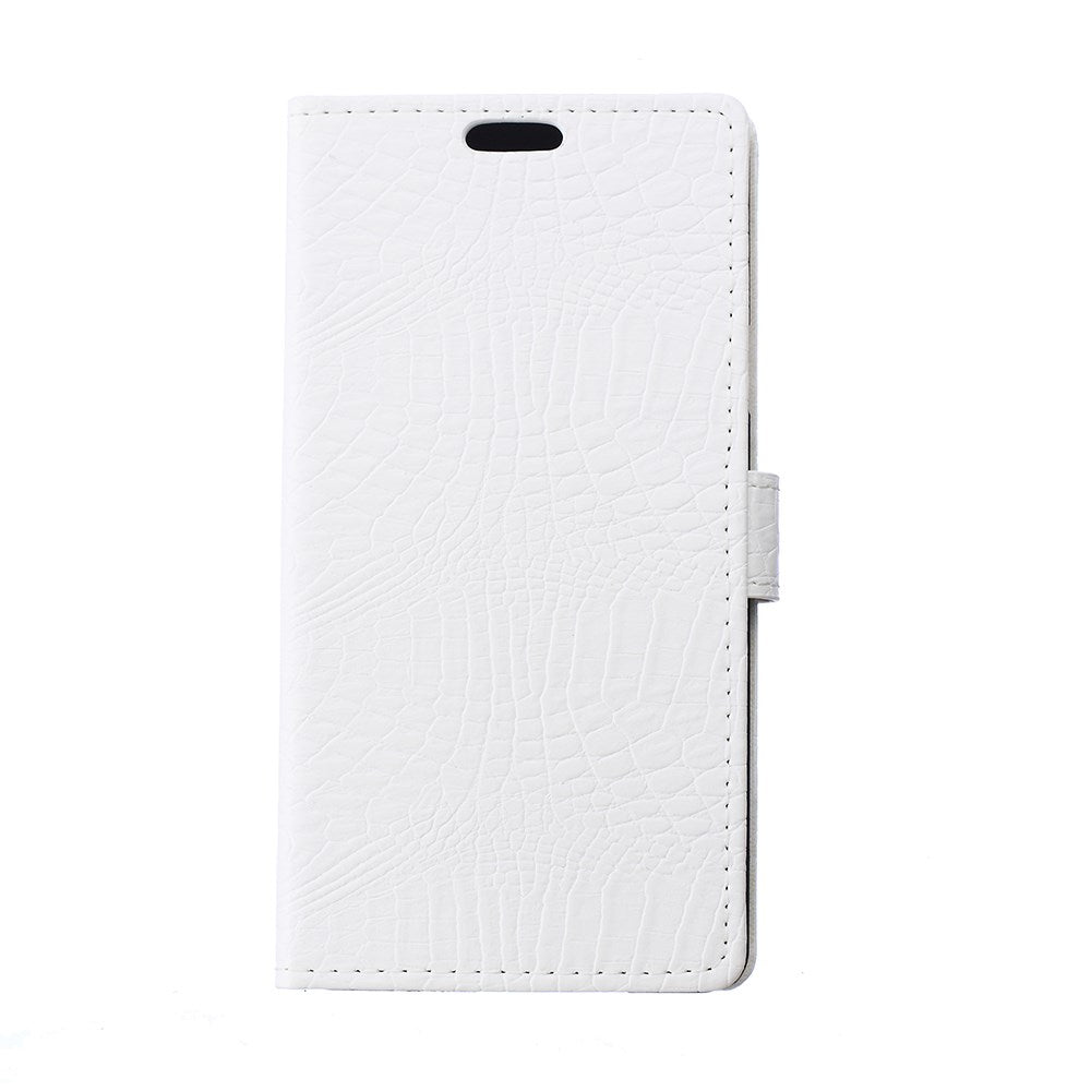 Wallet Case für Wiko Ridge Fab 4G 5.5" Crocodile Skin Muster Book Etui