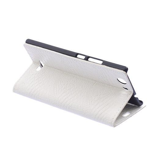 Wallet Case für Wiko Ridge Fab 4G 5.5" Crocodile Skin Muster Book Etui