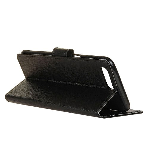 Wallet Case für OnePlus 5 Litchi Grain Magnet Innenfach