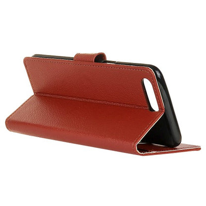 Wallet Case für OnePlus 5 Litchi Grain Magnet Innenfach