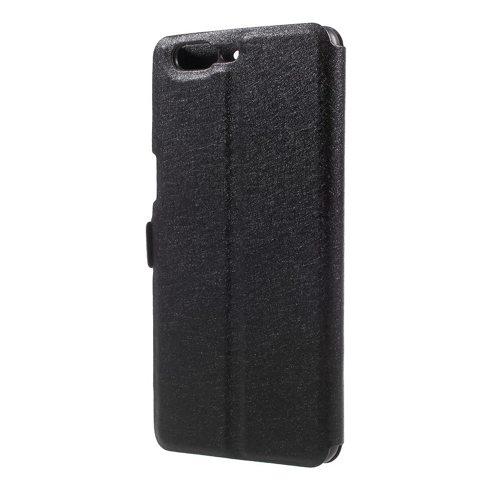 Wallet Case für OnePlus 5 Dual Window View Silk Book Etui