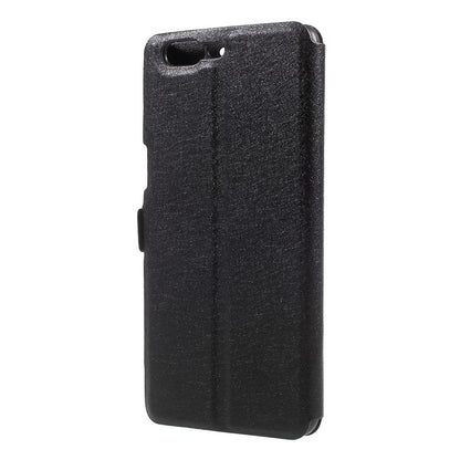 Wallet Case für OnePlus 5 Dual Window View Silk Book Etui