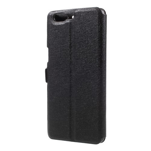 Wallet Case für OnePlus 5 Dual Window View Silk Book Etui