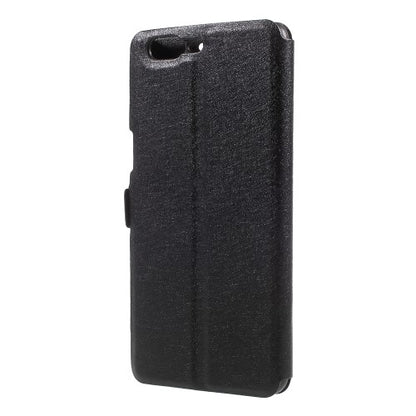 Wallet Case für OnePlus 5 Dual Window View Silk Book Etui